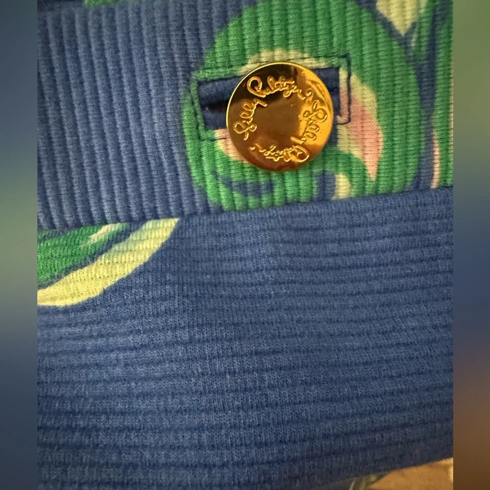 Lilly Pulitzer Layton Blue Crush Shift Dress, She Got Sole Size XL, NWT - Picture 5 of 12